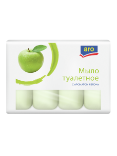 aro Мыло туалетное Яблоко 4 x 75г, 300г