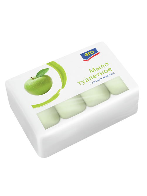 aro Мыло туалетное Яблоко 4 x 75г, 300г