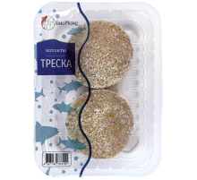 Котлеты из трески в панировке охлажденные, 300г