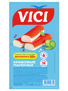 Палочки крабовые Vici 220г