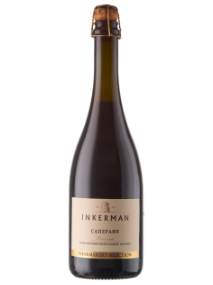 Вино игристое Inkerman Saperavi Winemaker's Selection красное полусладкое, 0.75л