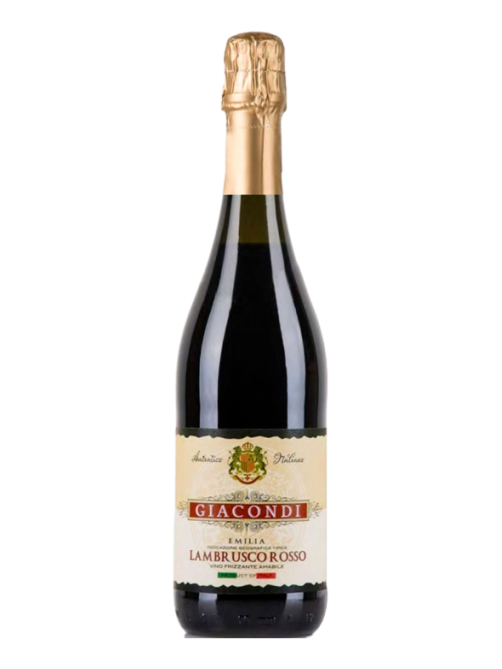 Вино игристое Giacondi Lambrusco красное полусладкое, 0.75л
