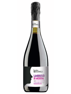 Вино игристое Laura Romagnelli Lambrusco красное полусладкое, 0.75л