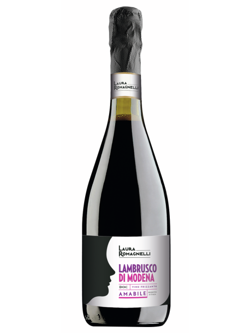Вино игристое Laura Romagnelli Lambrusco красное полусладкое, 0.75л