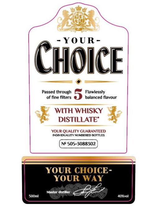 Настойка горькая Your Choice 5, 0.5л