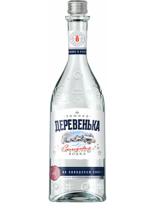 Водка Деревенька зимняя, 0.25л