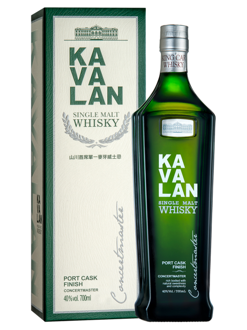 Виски Kavalan Concertmaster Port Cask Finish в подарочной упаковке, 0.7л