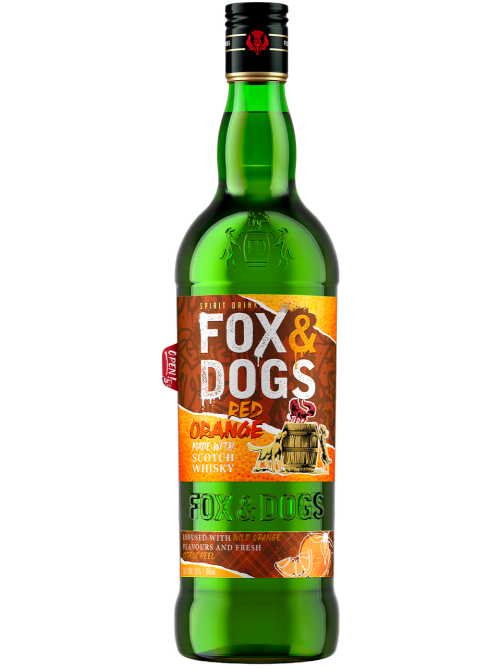 Виски Fox & Dogs Red orange, 0.7л