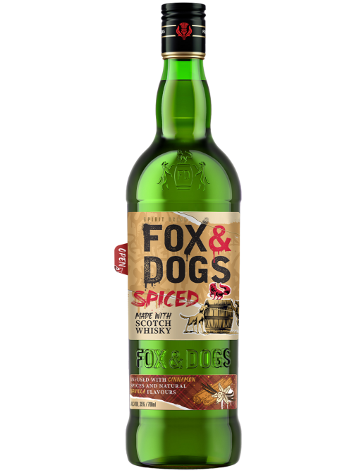 Виски Fox & Dogs Spiced, 0.7л