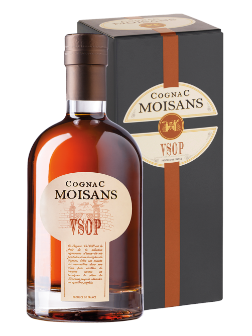 Коньяк Moisans VSOP в подарочной упаковке, 0.7л
