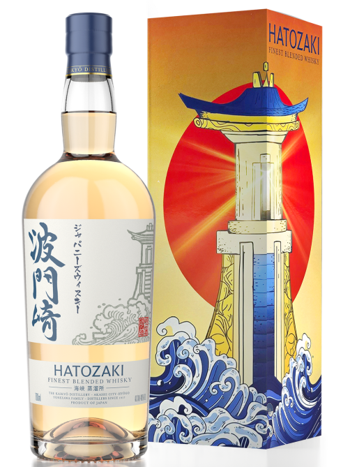 Виски японский Hatozaki Japanese Blended в подарочной упаковке, 0.7л