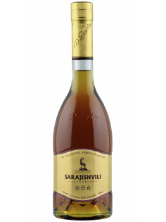 Коньяк Sarajishvili 3 звезды ординарный, 0.5л
