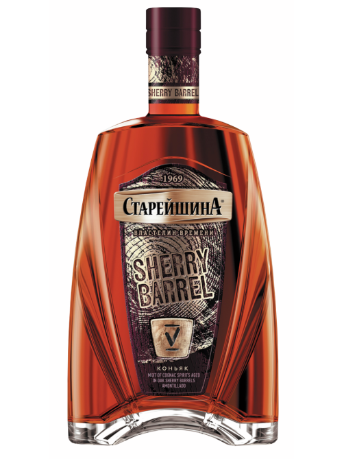 Коньяк Старейшина Sherry Barrel 5 лет, 0.5л