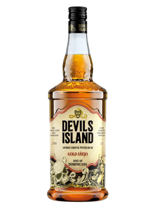 Коктейль Devil's Island Gold Anejo с ромом, 1л