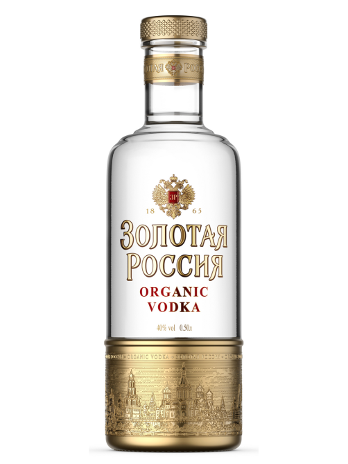 Водка Золотая Россия 0.5л