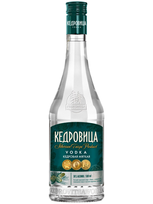 Водка Кедровица Мягкая, 0.5л