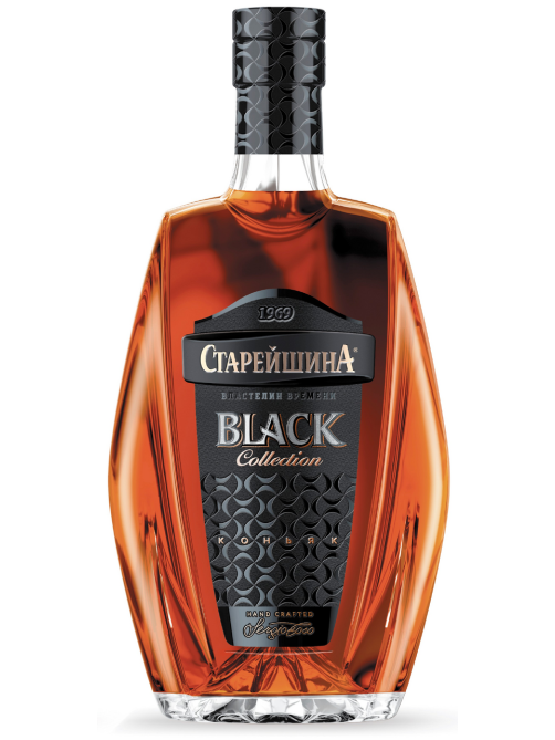 Коньяк Старейшина Black Edition 3 года, 0.5л