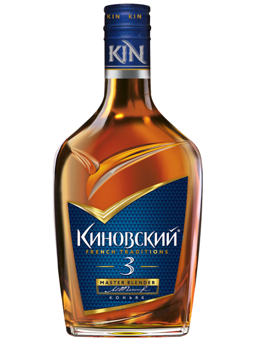 Коньяк Киновский 3 года, 0.25л