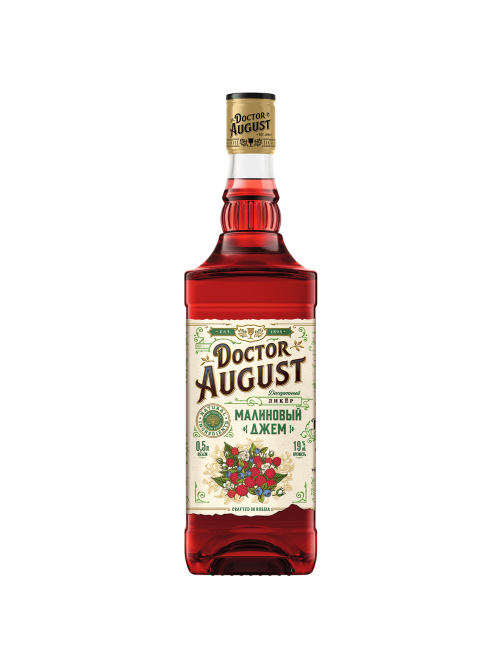 Ликер Doctor August Малиновый Джем, 0.5л