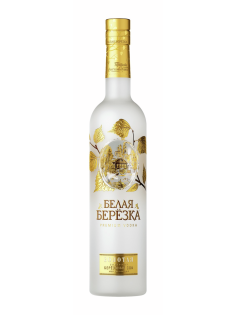 Водка Белая Берёзка Золотая, 0.5л