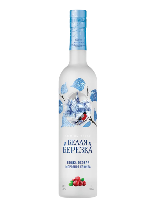 Водка Белая Берёзка Морозная Клюква, 0.5л