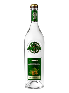 Водка Зеленая марка Кедровая, 0.5л