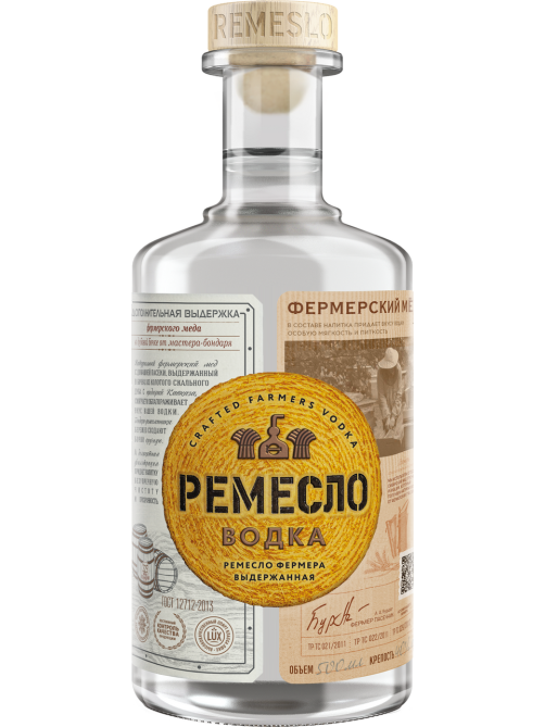 Водка Remeslo Fermera выдержанная, 0.5л