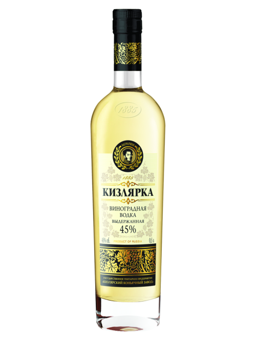 Водка Кизлярка Виноградная выдержанная, 0.5л