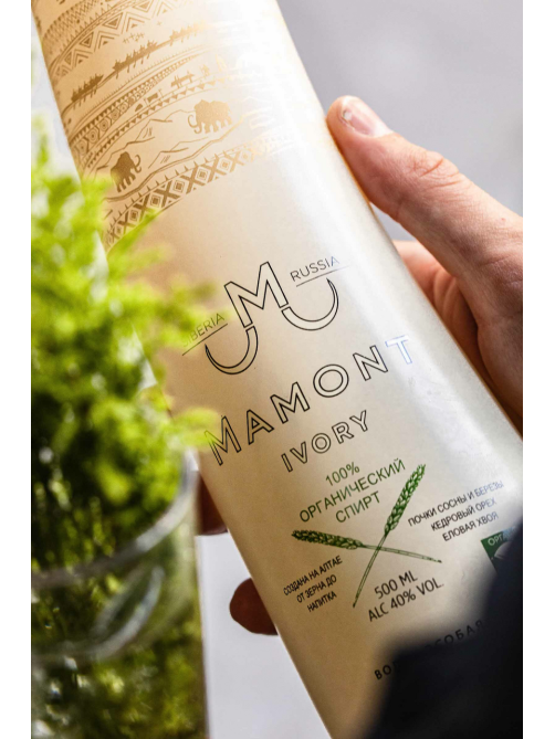 Водка Mamont Ivory, 0.5л