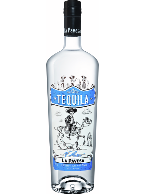 Напиток спиртной La Pavesa Tequila Plata, 0.7л
