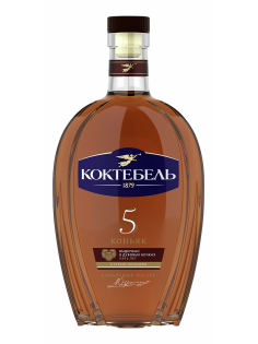 Коньяк Коктебель 5 лет 0.5л