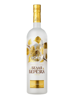 Водка Белая Берёзка Золотая, 1л