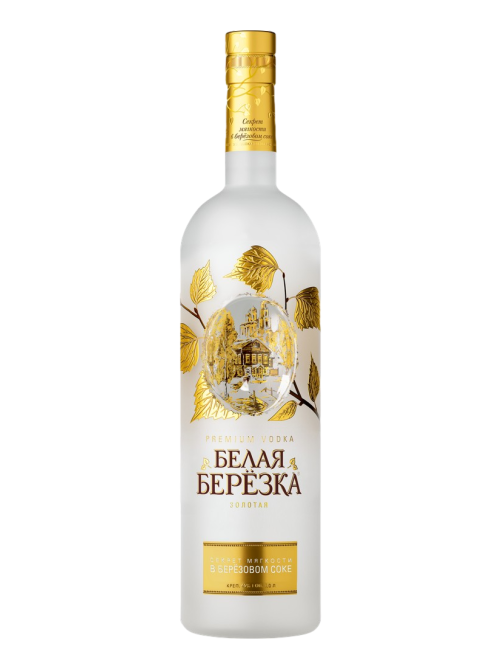 Водка Белая Берёзка Золотая, 1л