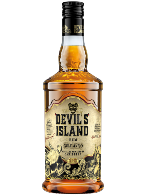 Ром Devil's Island Gold Anejo, 0.7л