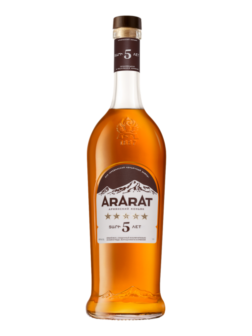 Коньяк Арарат 5 звезд, 1л