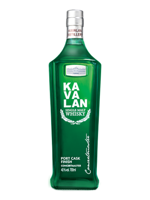 Виски Kavalan Concertmaster Port Cask Finish в подарочной упаковке, 0.7л
