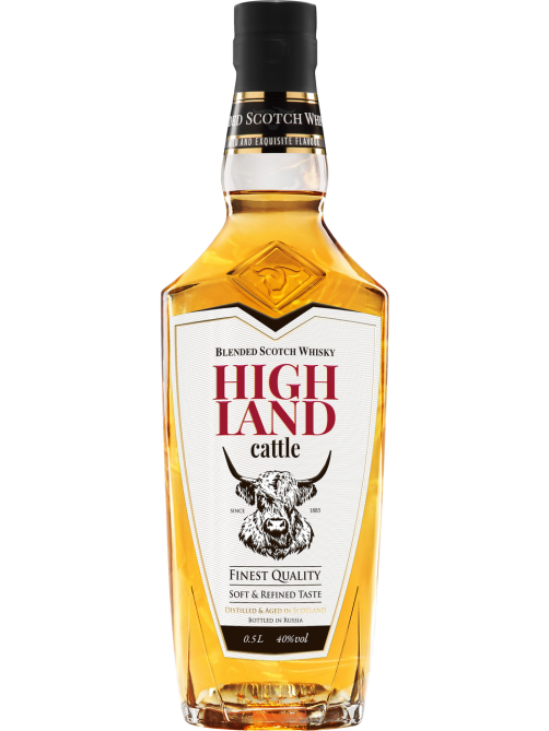 Виски Highland Cattle 3 года, 0.5л