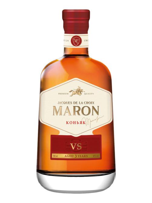 Коньяк Jacques de la Croix Maron 3 звезды, 0.5л