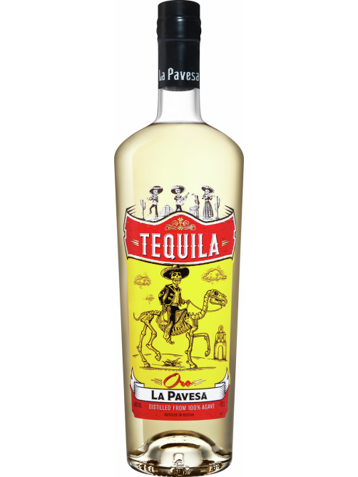 Напиток спиртной La Pavesa Tequila Oro, 0.7л