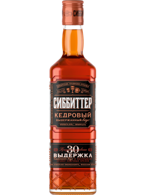 Настойка Сиббиттер горькая кедровая, 0.5л