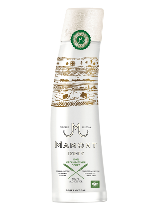 Водка Mamont Ivory, 0.5л