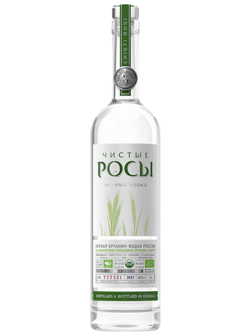 Водка Чистые Росы Organic, 1л
