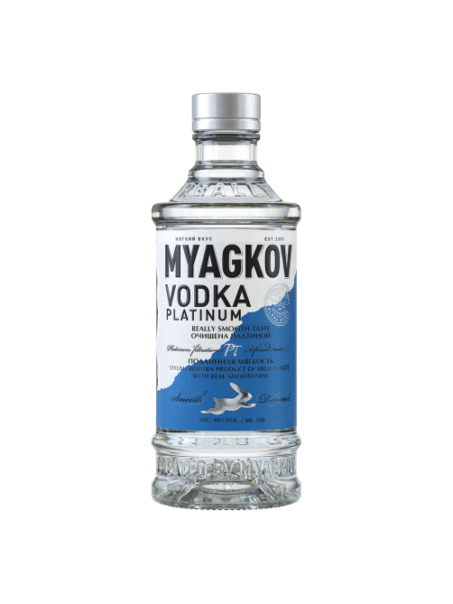 Водка Мягков Платиновая, 0.5л