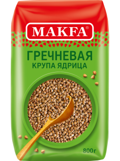 Крупа гречневая Makfa ядрица быстроразваривающаяся, 800г