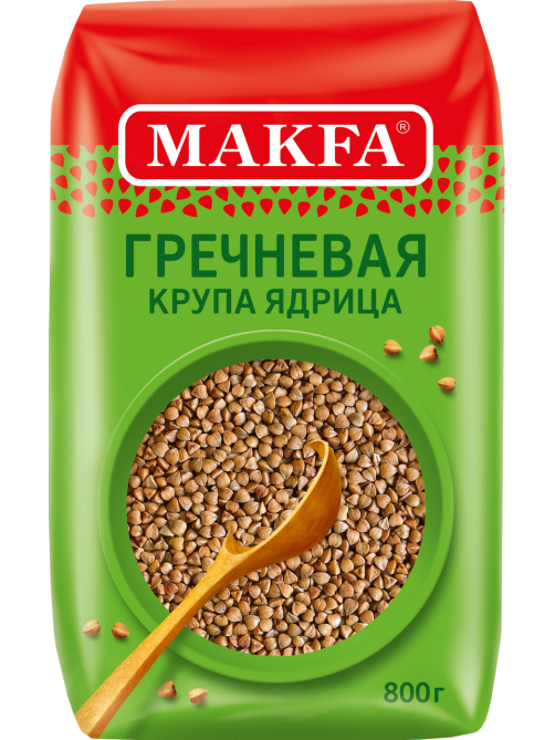 Крупа гречневая Makfa ядрица быстроразваривающаяся, 800г