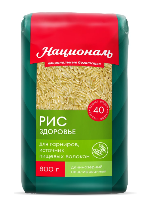 Крупа рис Националь Здоровье, 800г