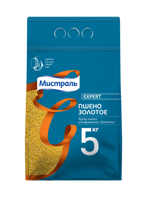 Пшено Мистраль золотое, 5кг