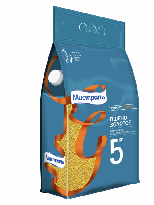 Пшено Мистраль золотое, 5кг