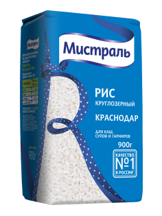 Крупа рис Мистраль Краснодар, 900г