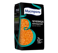 Чечевица Мистраль Персидская красная колотая, 450г